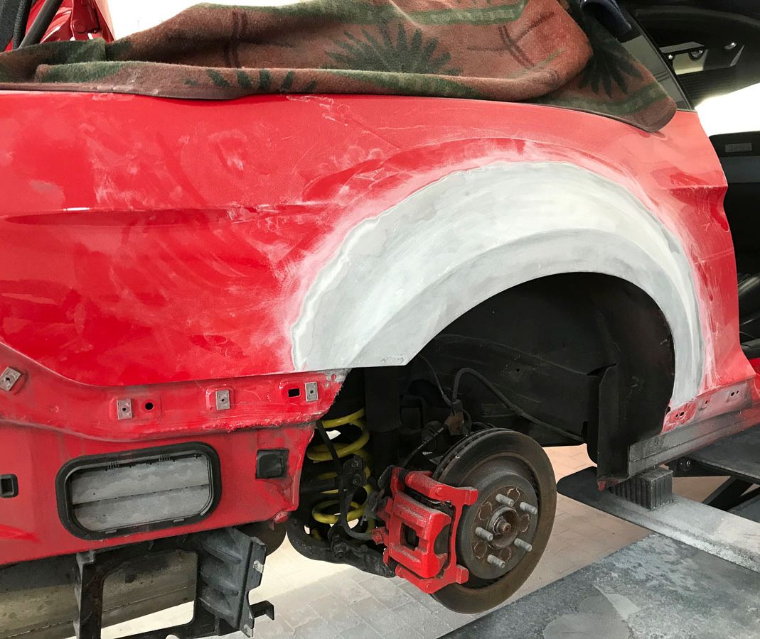 Raritäten - Umbauarbeiten am Mustang - bei Autoteile Feist aus Thum OT Herold im Erzgebirge