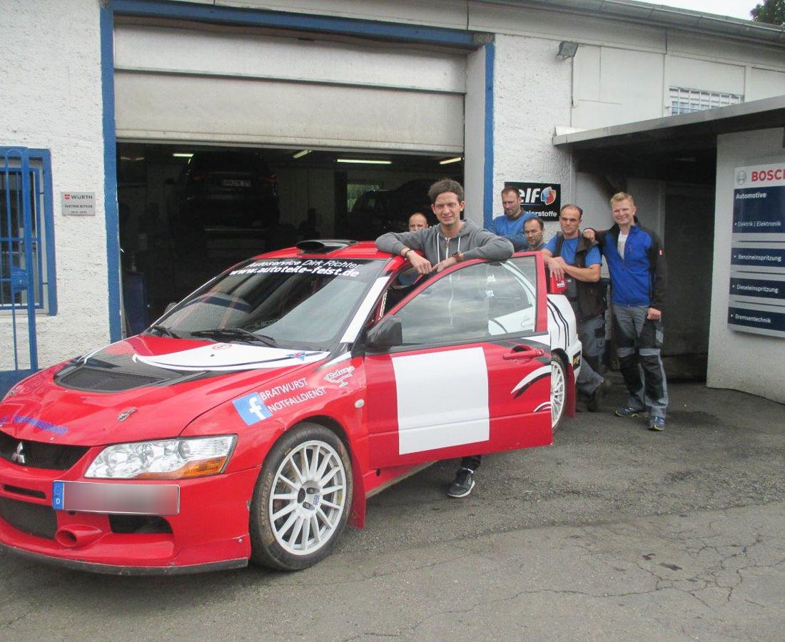 Sponsoring im Motorsport von Autoteile Feist aus Thum OT Herold im Erzgebirge
