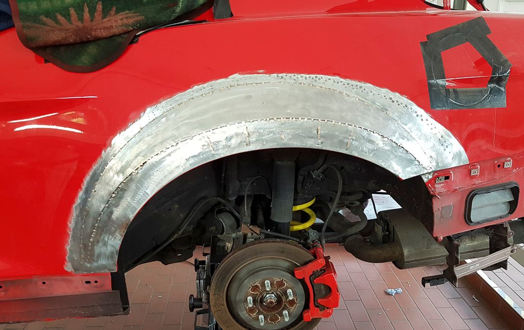 Raritäten - Umbauarbeiten am Mustang - bei Autoteile Feist aus Thum OT Herold im Erzgebirge