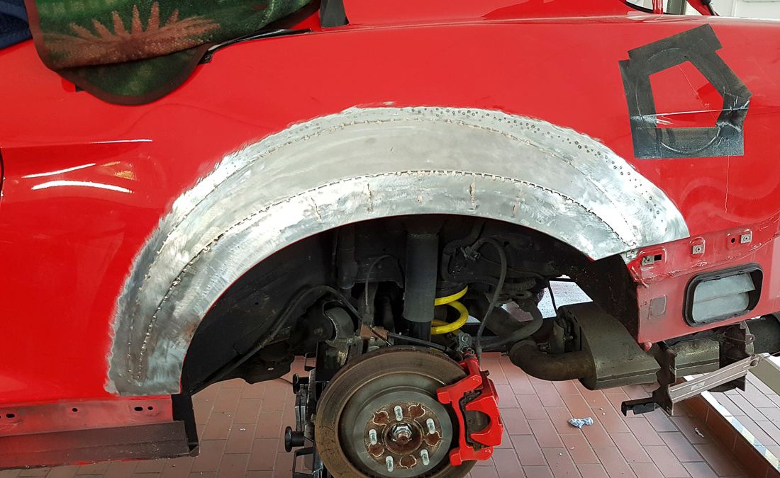 Raritäten - Umbauarbeiten am Mustang - bei Autoteile Feist aus Thum OT Herold im Erzgebirge