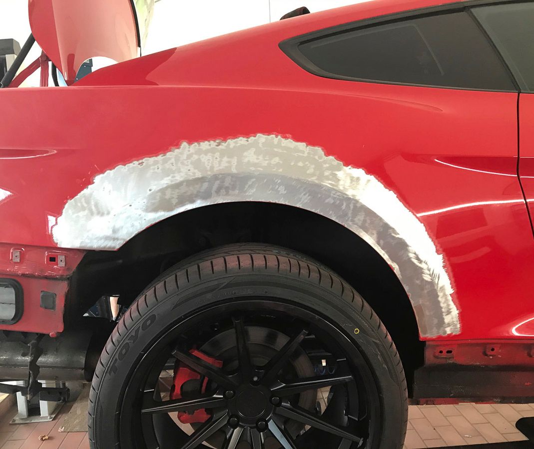 Raritäten - Umbauarbeiten am Mustang - bei Autoteile Feist aus Thum OT Herold im Erzgebirge