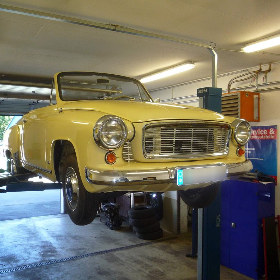 Raritäten - besondere Fahrzeuge in der Werkstatt bei Autoteile Feist aus Thum OT Herold im Erzgebirge