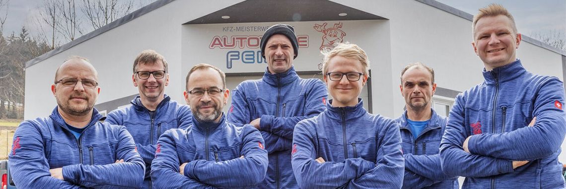 Team von Autoteile Feist aus Thum OT Herold im Erzgebirge
