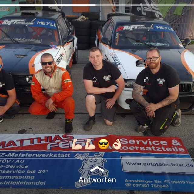 Sponsoring im Motorsport von Autoteile Feist aus Thum OT Herold im Erzgebirge